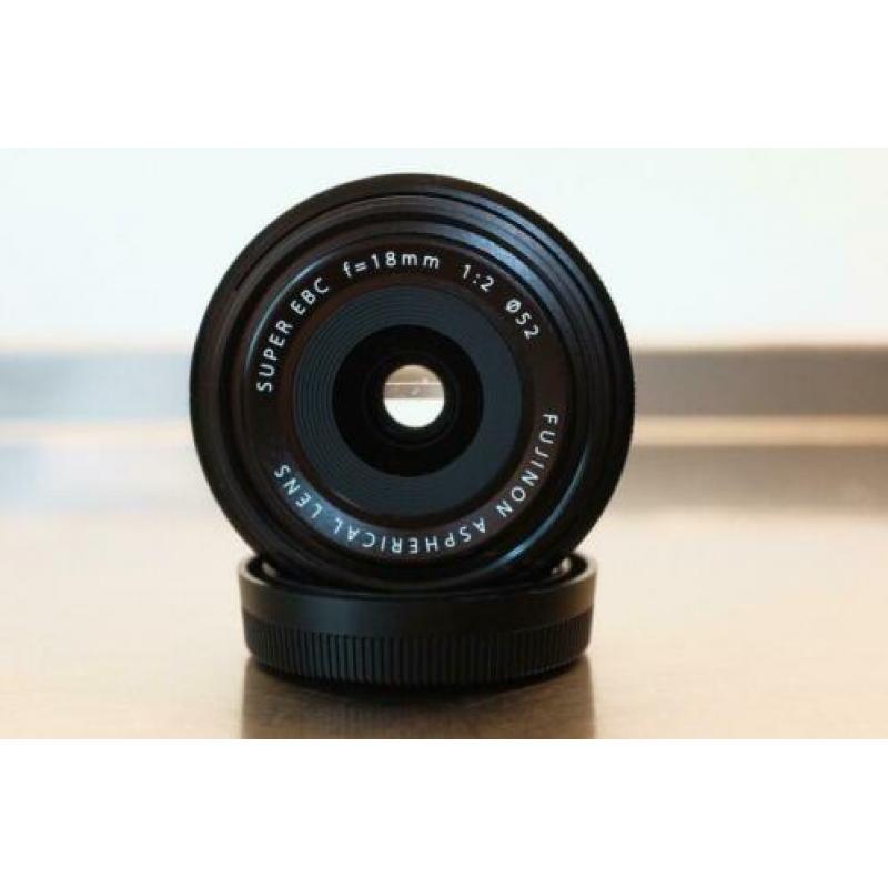 Fujinon 18mm f/2 lens R (28mm equiv.)