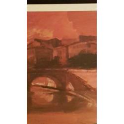 Ugo Attardi "Rome" gesigneerde Litho.