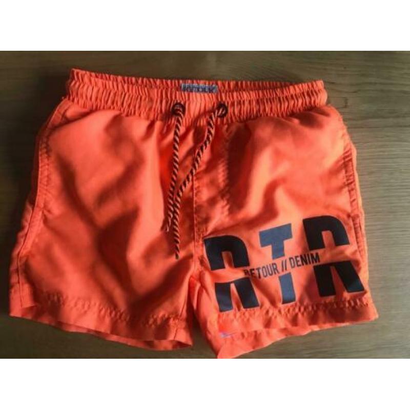 116 oranje Zwembroek Retour Zwemshort maat 6