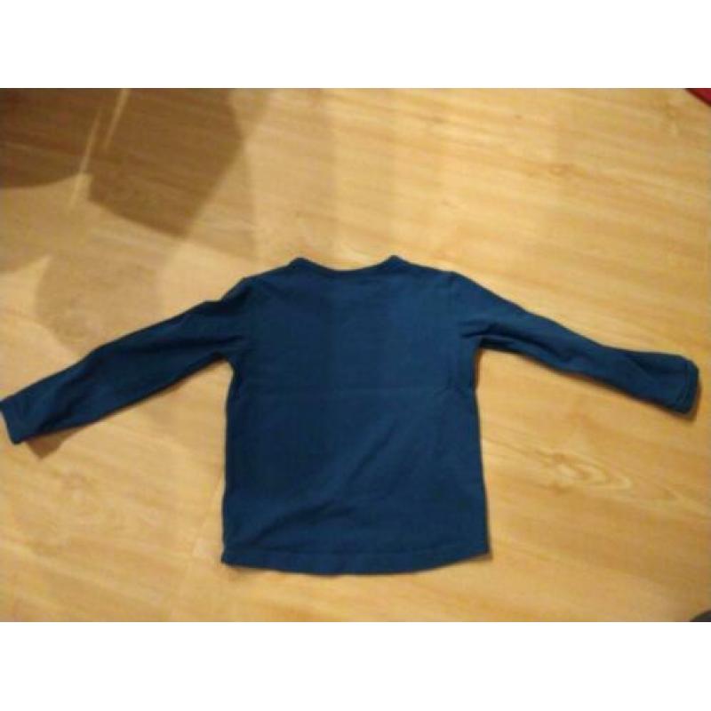 Ebzo blauwe longsleeve verjaardagsshirt TWEE. maat 92/98