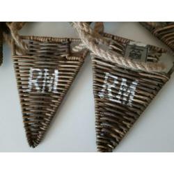 Riviera Maison Rustic Rattan Flags / vlaggetjes