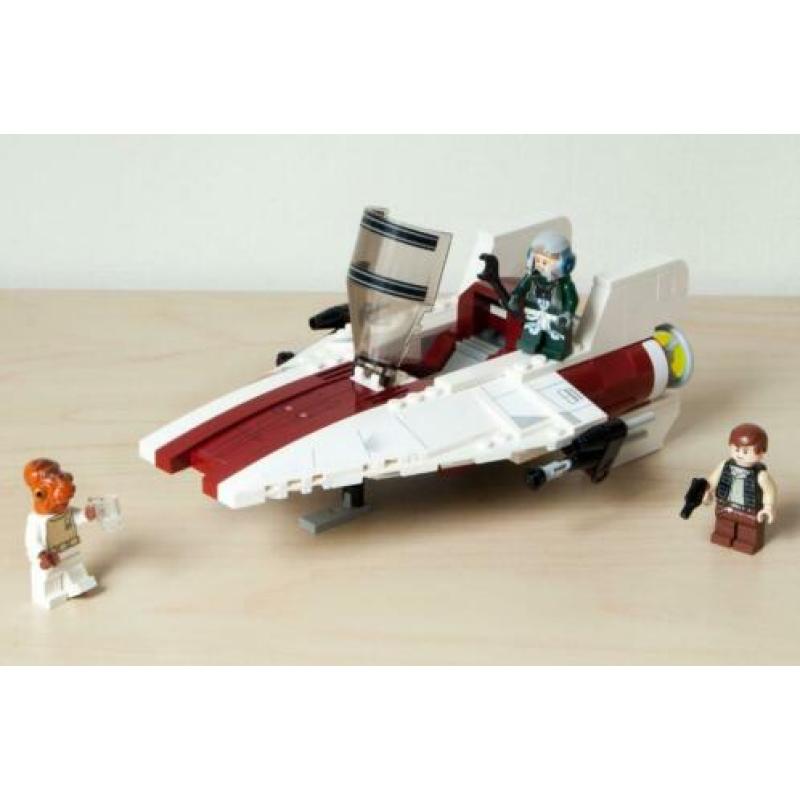 Star Wars 75003 A-wing Fighter met 3 minifiguren/ poppetjes