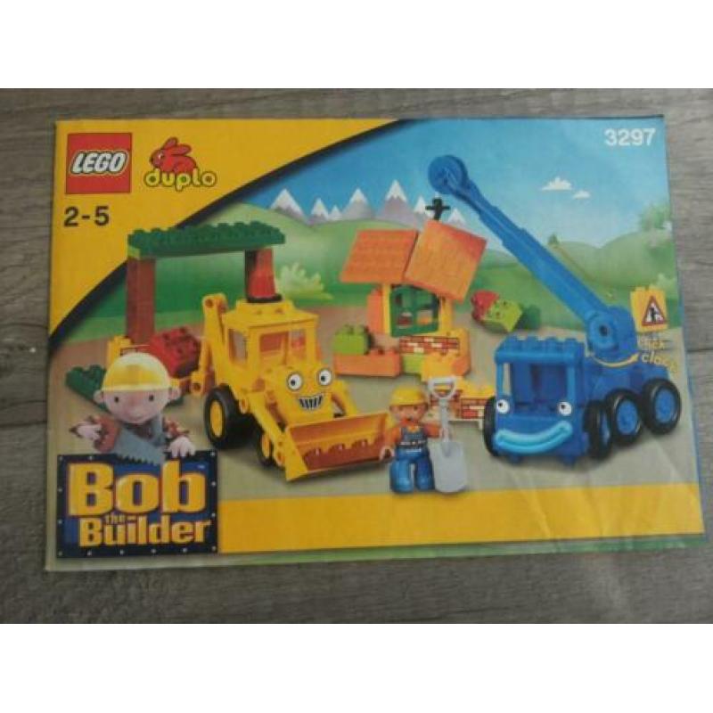 Lego Bob de Bouwer complete set Takel, Scoop en huis