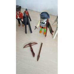 Playmobil mannen en paarden