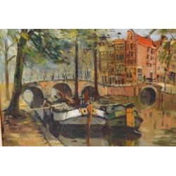 ====Jan Korthals 1916-1972====op de gracht in AMSTERDAM===