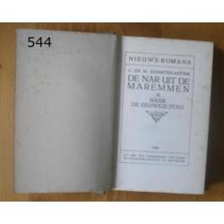 544. Antiek boek de Nar uit de maremmen 1929 eeuwige stad