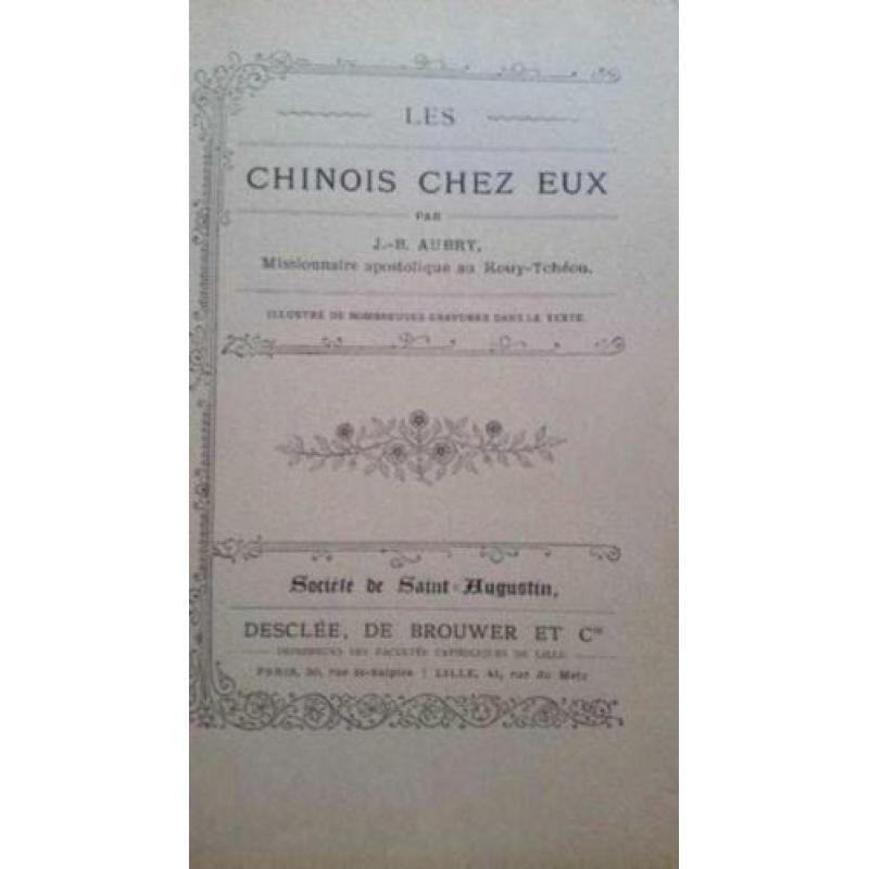 Les Chinois chez eux-J B Aubry-1889