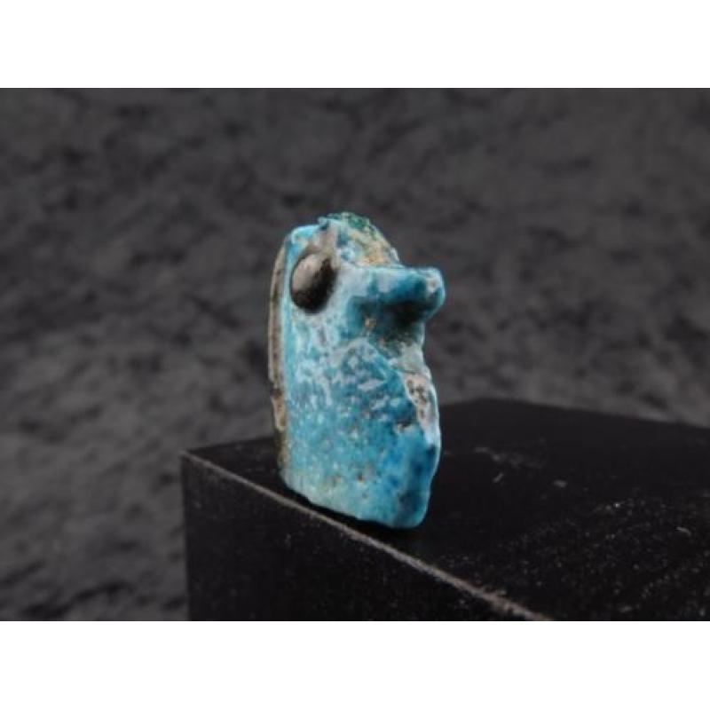 Egyptian faience Eye of Horus or Wedjat/Udjat with layed on