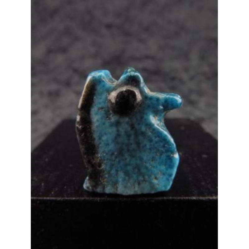 Egyptian faience Eye of Horus or Wedjat/Udjat with layed on
