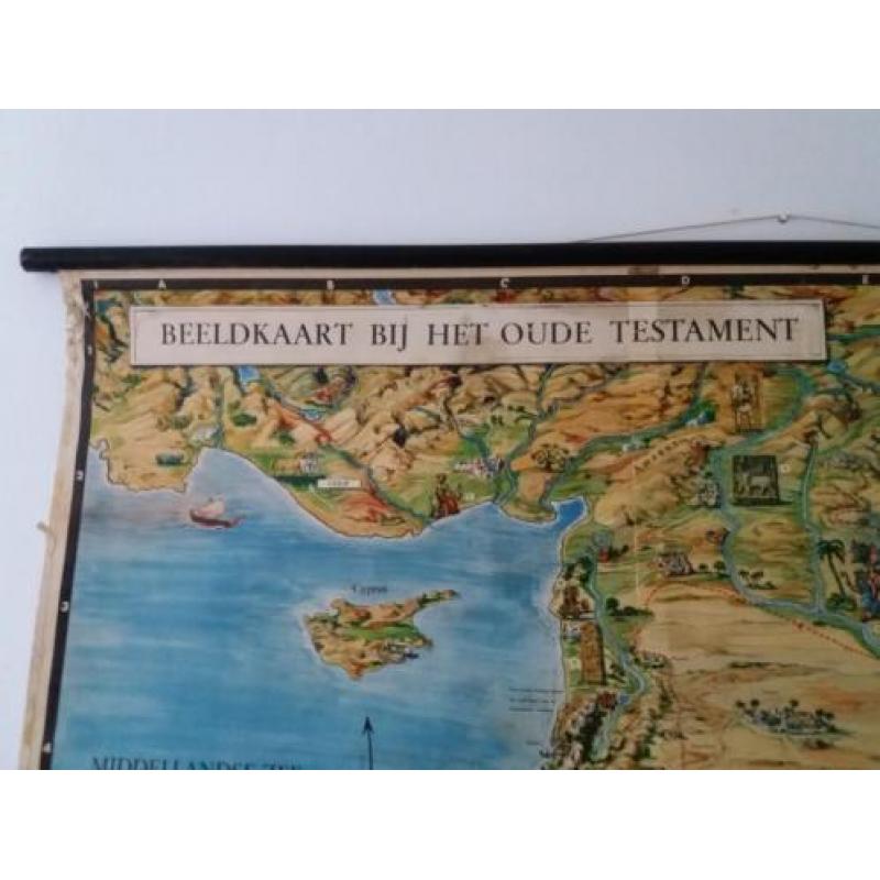 Schoolplaat Beeldkaart bij het Oude Testament.