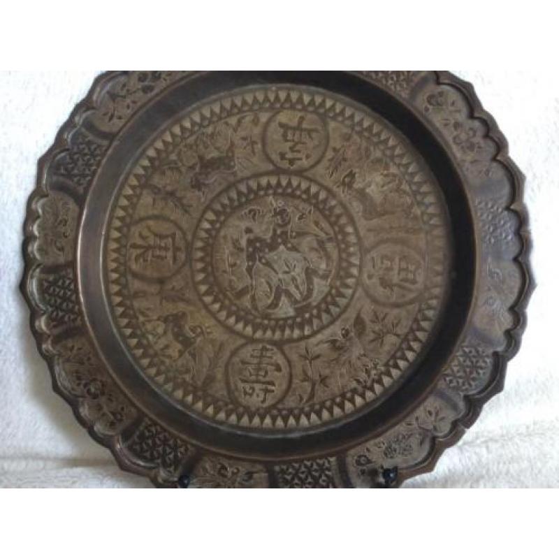Antieke Chinese bronzen borden