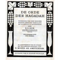 De Orde der Hagadah (1928 1e dr.)