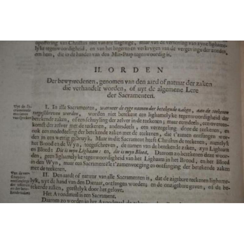 Zacharias Ursinus - Schat-boeck, twee delen compleet (1736)