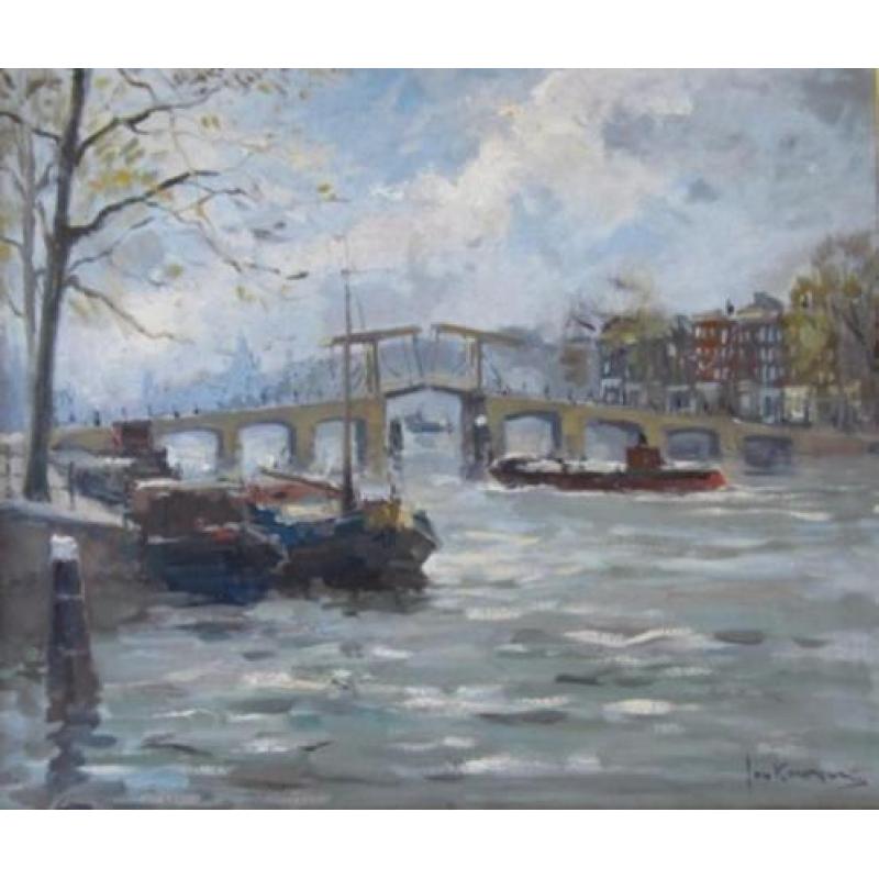 ==Jan Korthals 1916-1972==stadsgezicht AMSTERDAM==de amstel=