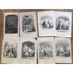 50 gravures en lithos uit 18e en 19e eeuw 20 euro samen
