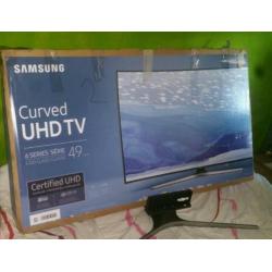 Samsung curved 49" UE49KU6100W voor onderdelen / parts