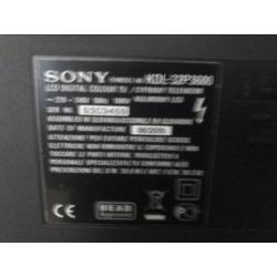 80cm LCD tv: Sony Bravia, Goed Beeld en Geluid! 3x HDMI!