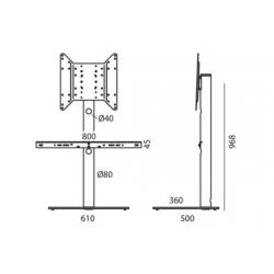 Just-Racks TV600SP-KG tv-meubels