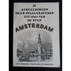 Afbeeldingen naar Staalgravures Amsterdam 1850