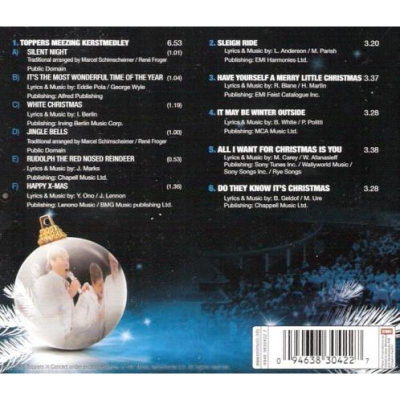 CD: De Toppers Kerst cd.
