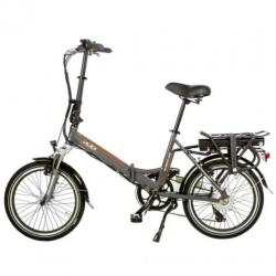 Shinga lacros Scamper S200 elektrische vouwfiets grijs