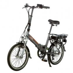 Shinga lacros Scamper S200 elektrische vouwfiets grijs