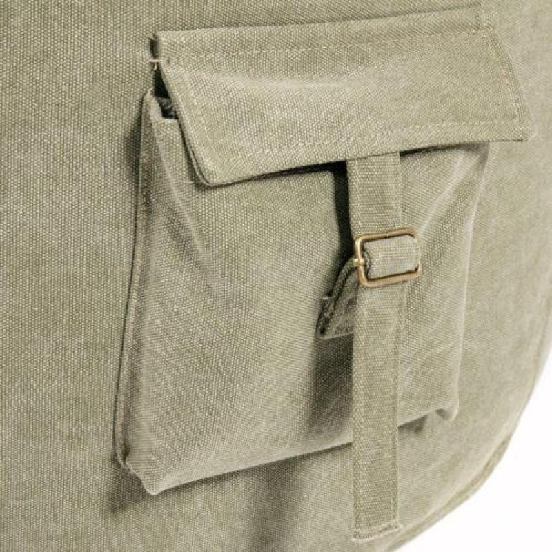 Pushbag Roll Pocket Stonewashed Canvas - Olive