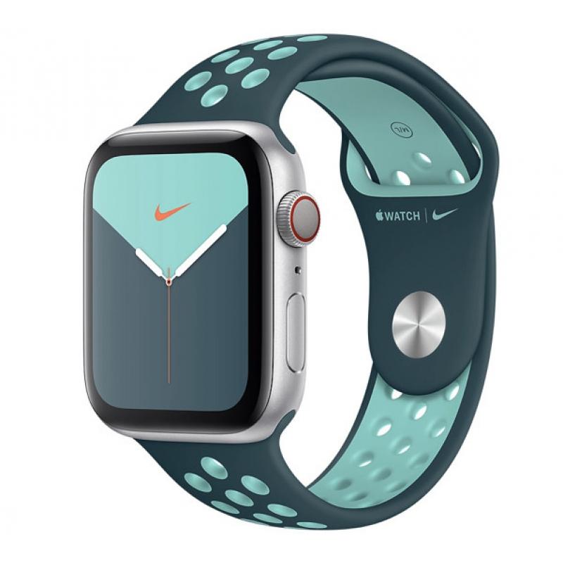 Apple Nike Sport Band Apple Watch 38mm / 40mm / 41mm Midnight Turquoise / Aurora Green